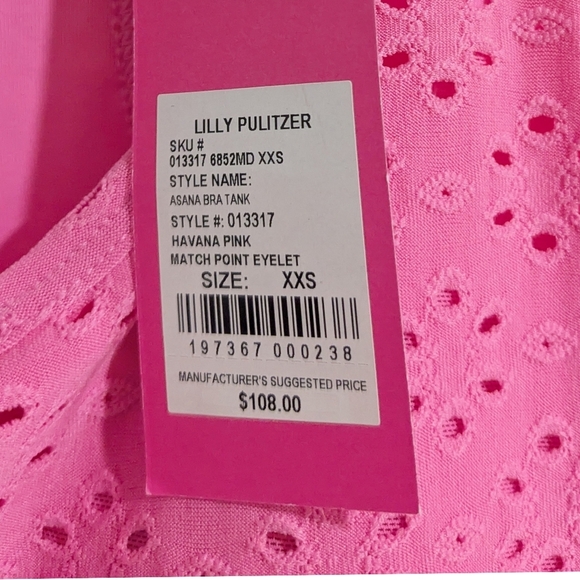 Lilly Pulitzer Asana Mesh Bra Top - Picture 4 of 6